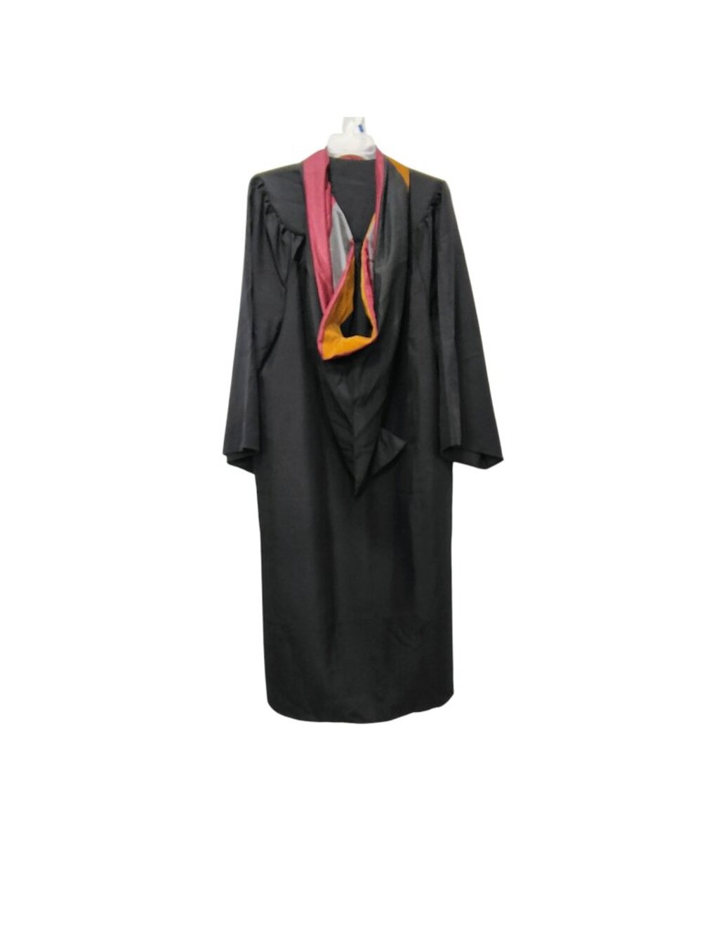Herff Jones Unisex Graduation Gown With Hood Black For Height 6'1 6'2